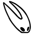 The head of Hornet from Hollow Knight.